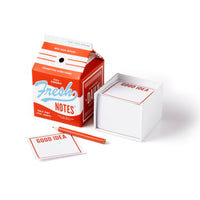 Fresh Ideas Milk Carton Note Set Brass Monkey 