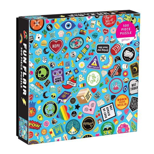 Fun Flair 500 Piece Puzzle 500 Piece Puzzles Galison 