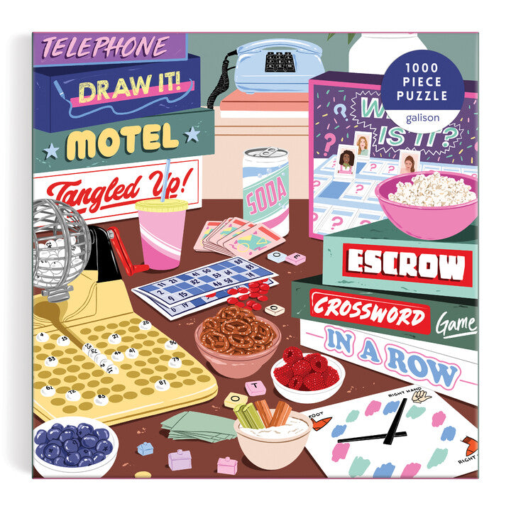 Game Night 1000 Piece Puzzle Puzzles Ana Hard 