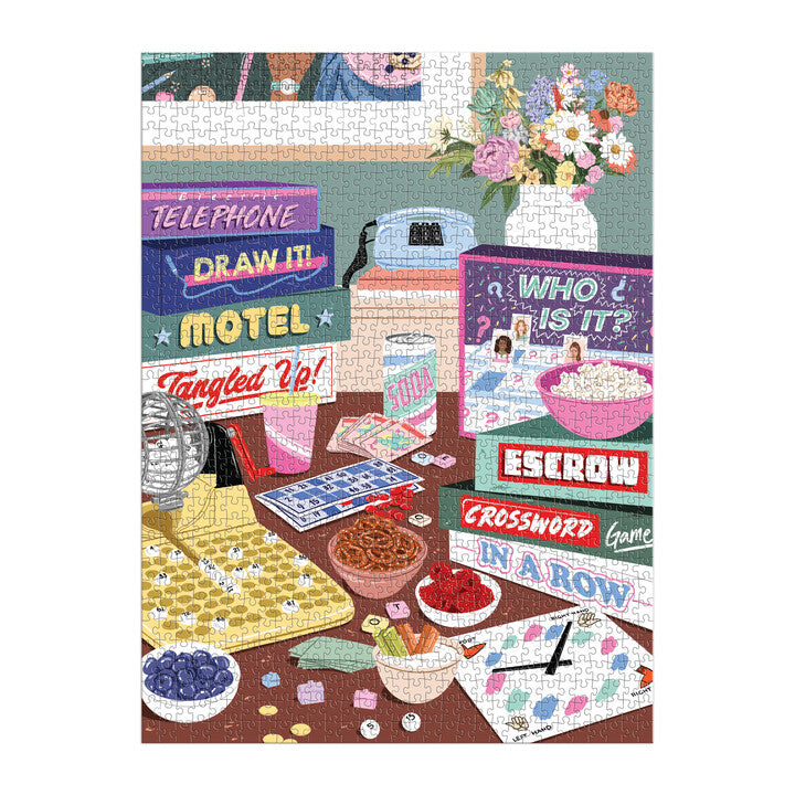 Game Night 1000 Piece Puzzle Puzzles Ana Hard 