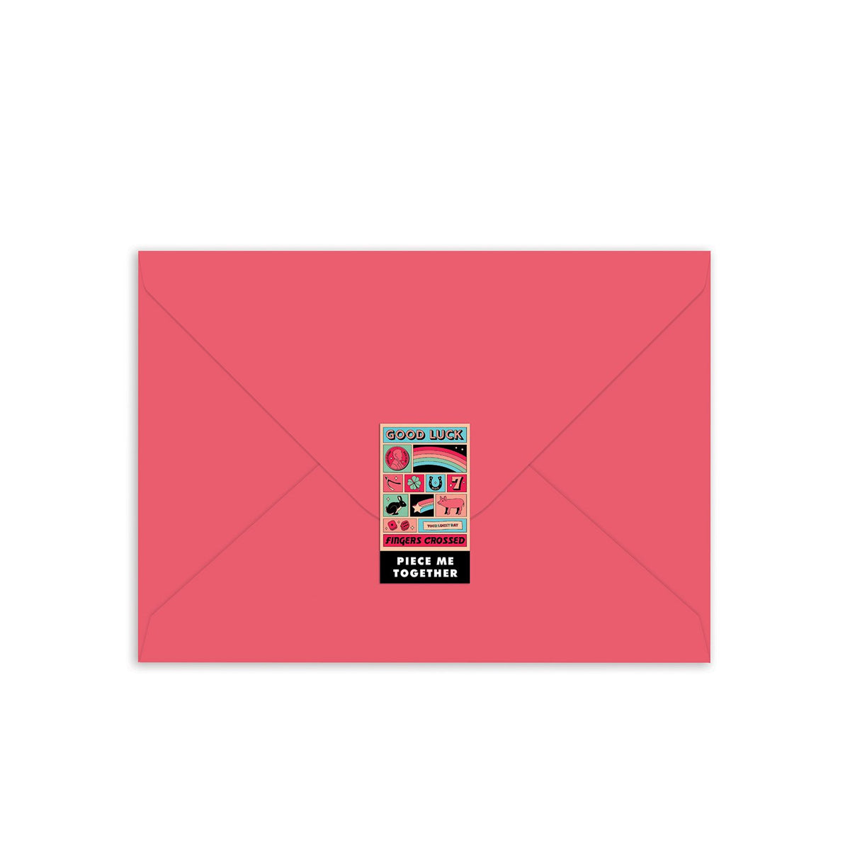 Good Luck Greeting Card Puzzle Greeting Card Puzzles Berlin Michelle Collection 