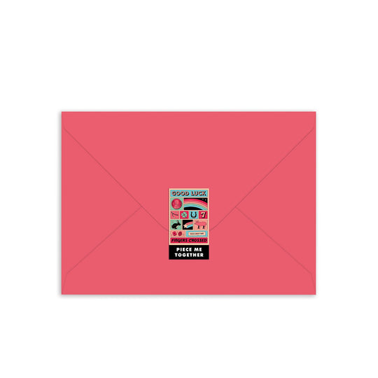Good Luck Greeting Card Puzzle Greeting Card Puzzles Berlin Michelle Collection 