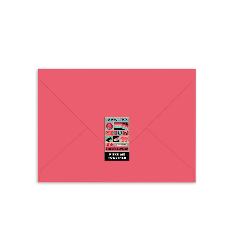 Good Luck Greeting Card Puzzle Greeting Card Puzzles Berlin Michelle Collection 