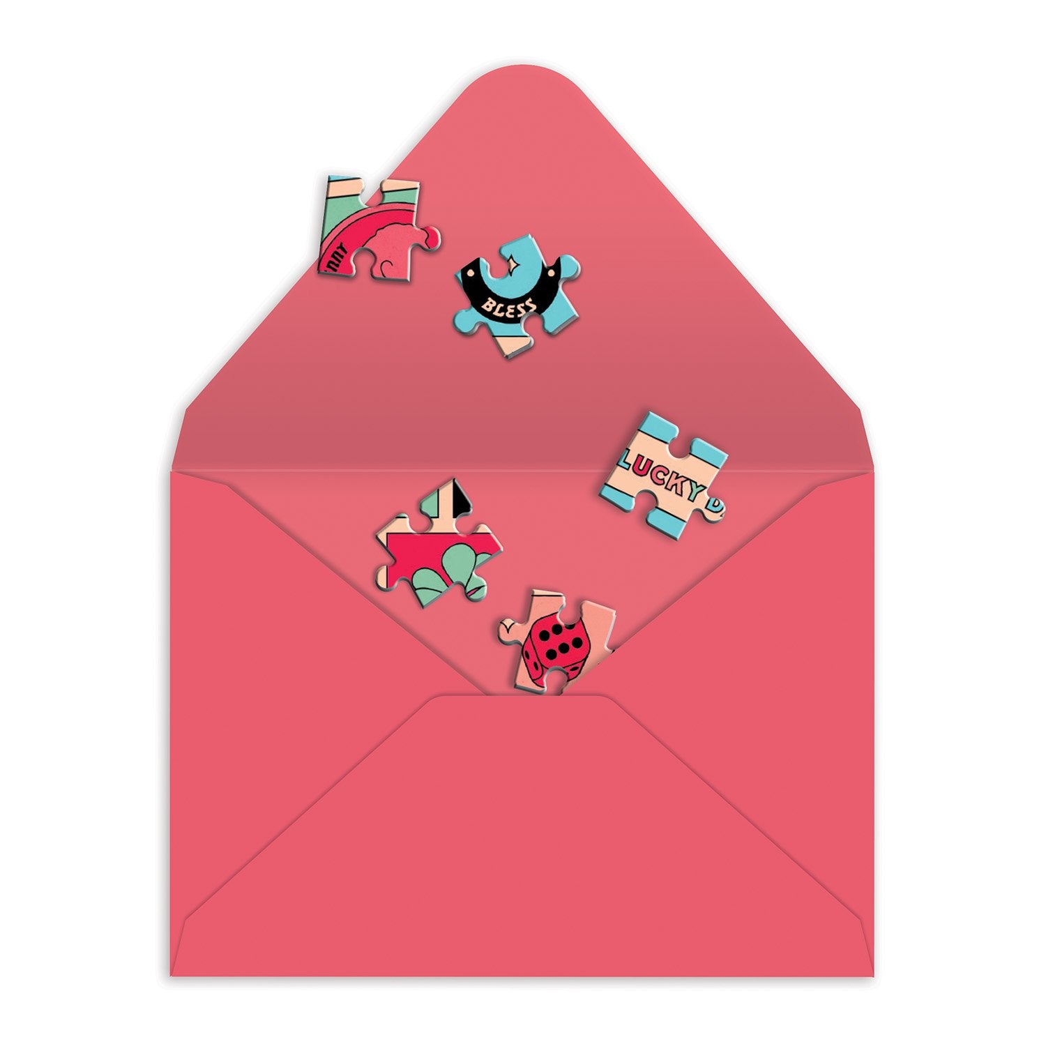 Good Luck Greeting Card Puzzle | Galison