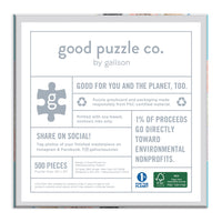 Good Puzzle Co. Dog Portraits 500pc Puzzle 500 Piece Puzzles Galison 