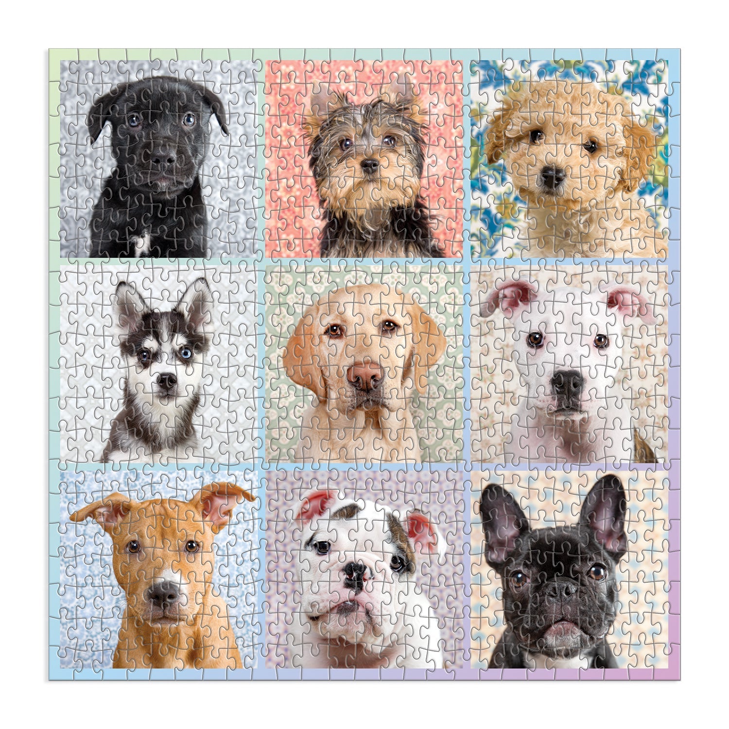Good Puzzle Co. Dog Portraits 500pc Puzzle | Galison
