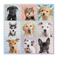Good Puzzle Co. Dog Portraits 500pc Puzzle 500 Piece Puzzles Galison 