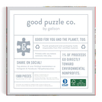Good Puzzle Co. Flowers in Amsterdam 1000pc Puzzle 500 Piece Puzzles Galison 