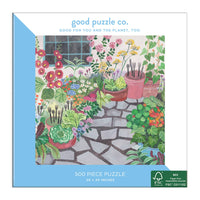Good Puzzle Co. Outdoor Garden 500pc Puzzle 500 Piece Puzzles Galison 
