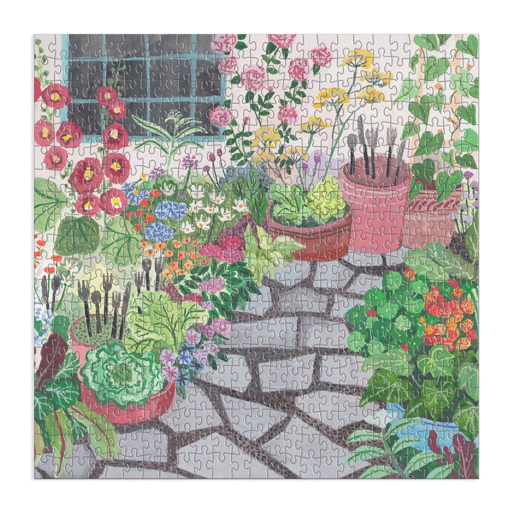 Good Puzzle Co. Outdoor Garden 500pc Puzzle 500 Piece Puzzles Galison 