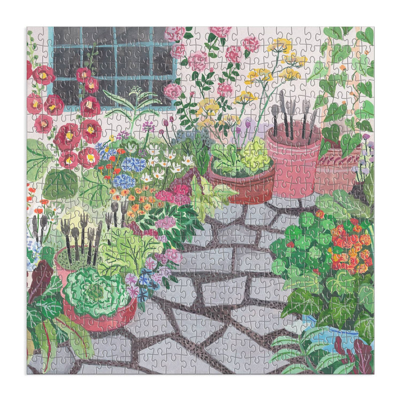 Good Puzzle Co. Outdoor Garden 500pc Puzzle 500 Piece Puzzles Galison 