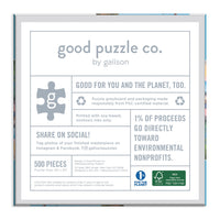 Good Puzzle Co. Sunset at Cinque Terre 500pc Puzzle 500 Piece Puzzles Galison 