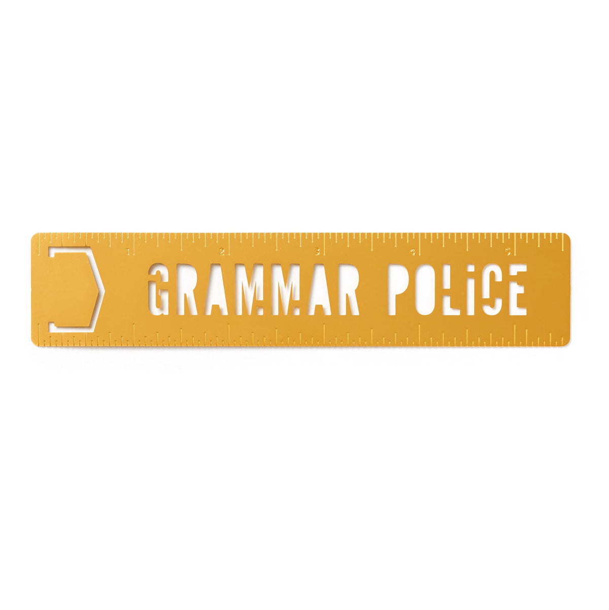 Grammar Police Metal Bookmark Stencil Brass Monkey 