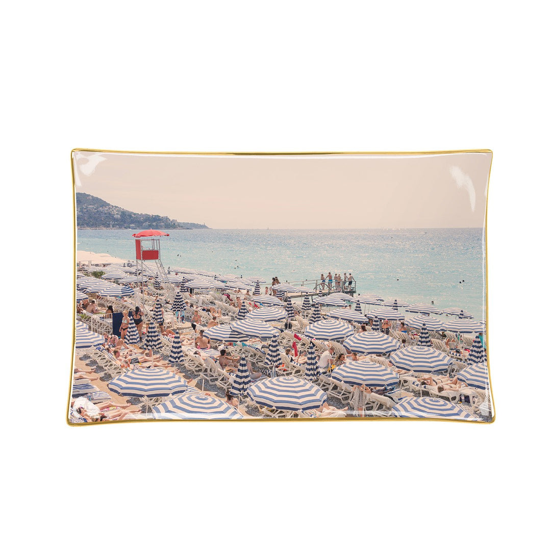 Gray Malin French Riviera Porcelain Tray Porcelain Trays Gray Malin Collection 