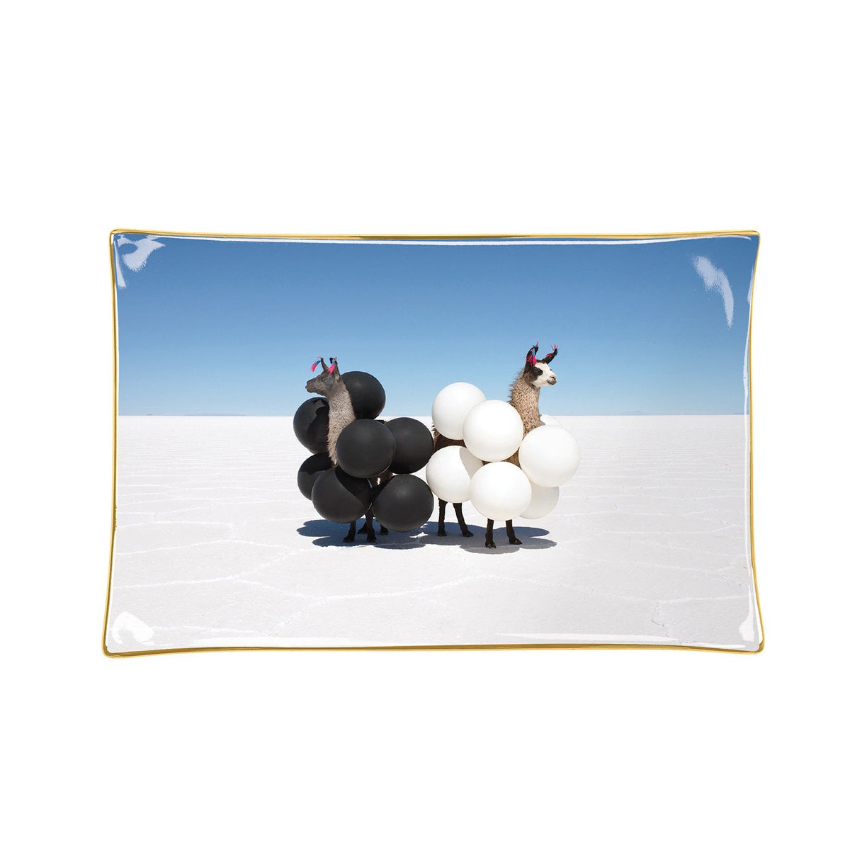 Llamas Porcelain Tray