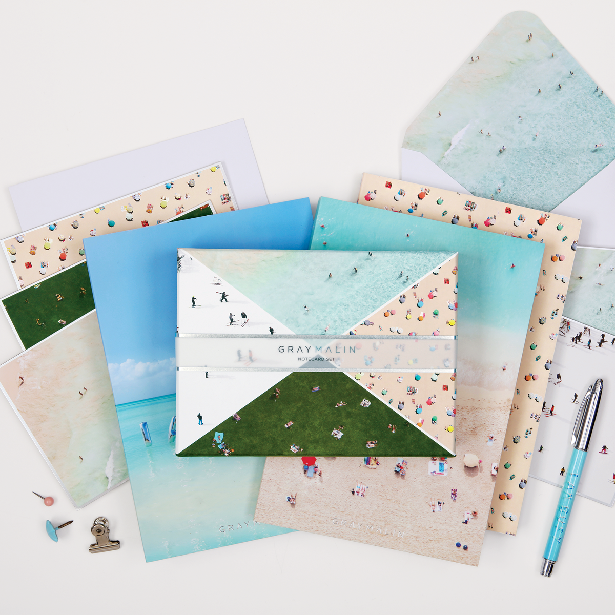 Gray Malin Notecard Set Greeting Cards Gray Malin Collection 