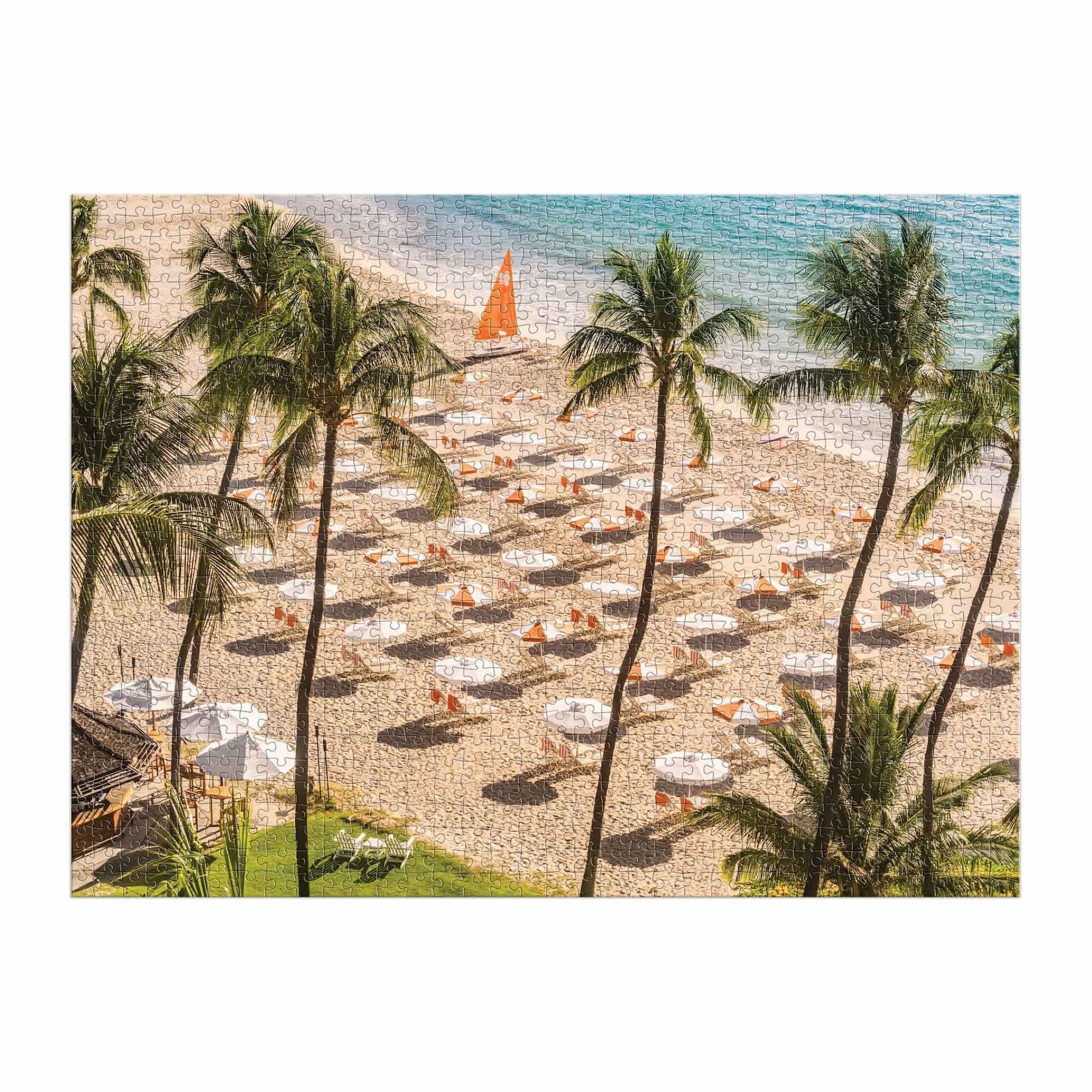 Gray Malin Beach Club 1000 Piece Puzzle | Galison