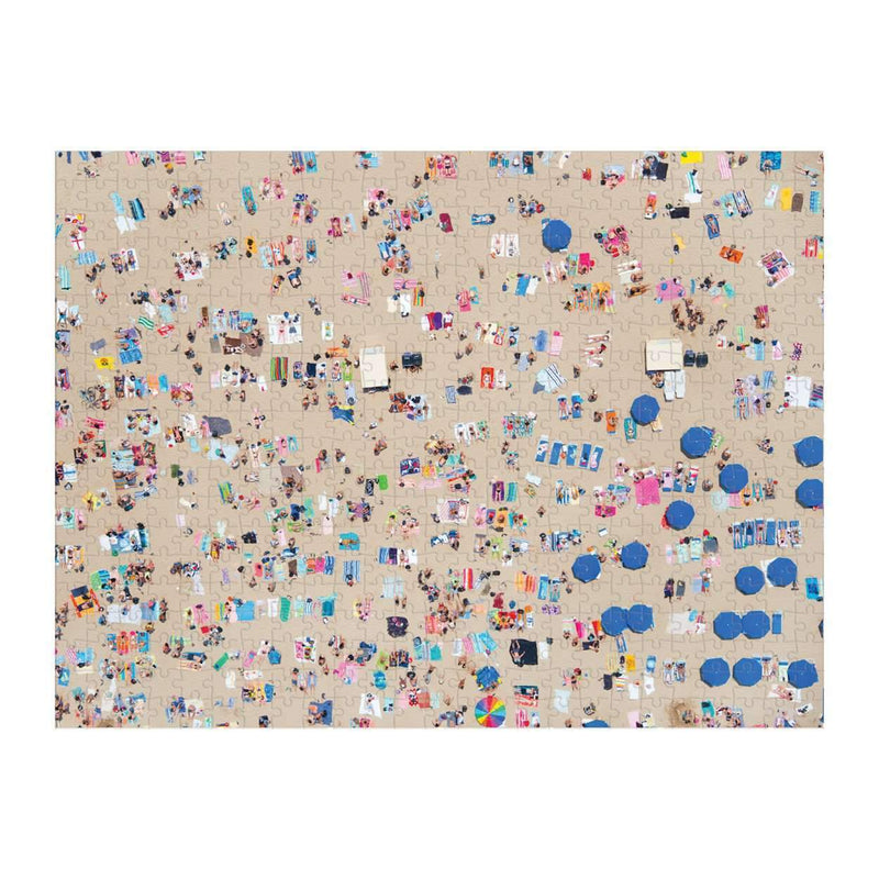 Gray Malin The Beach Two-sided Puzzle 2-sided 500 Piece Puzzles Galison 