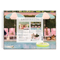 Gray Malin The Dogs at the Beverly Hills Hotel 500 Piece Double-Sided Puzzle Jigsaw Puzzles gray malin 