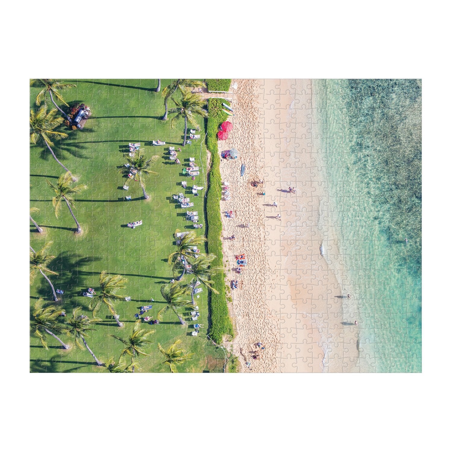 Gray Malin The Hawaii Beach Double Sided 500 Piece Puzzle | Galison