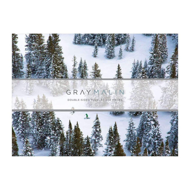Gray Malin The Snow Two-sided Puzzle 2-sided 500 Piece Puzzles Galison 