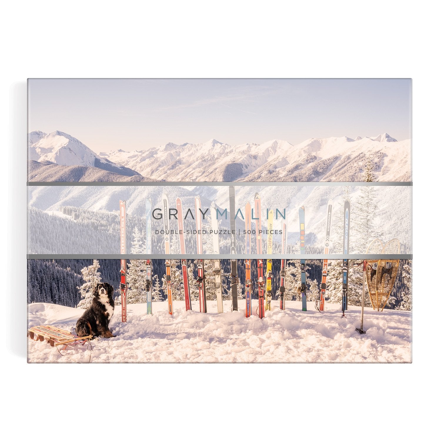 Gray Malin The Winter 500 Piece Double-Sided Puzzle – Galison