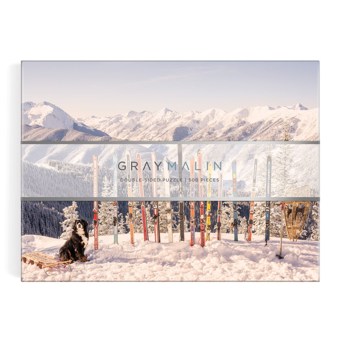 Gray Malin The Winter 500 Piece Double-Sided Puzzle Jigsaw Puzzles Gray Malin 