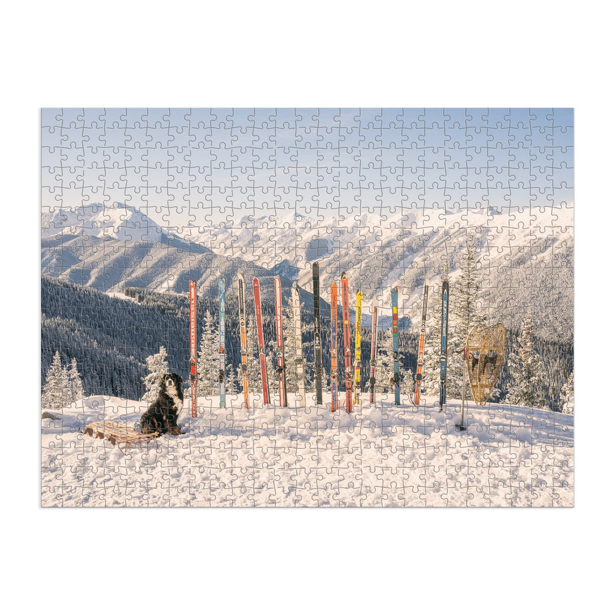 Gray Malin The Winter 500 Piece Double-Sided Puzzle Jigsaw Puzzles Gray Malin 