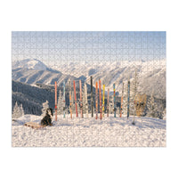 Gray Malin The Winter 500 Piece Double-Sided Puzzle Jigsaw Puzzles Gray Malin 