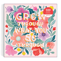 Grow Through What You Go Through 500 Piece Puzzle Galison 
