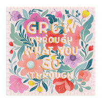 Grow Through What You Go Through 500 Piece Puzzle Galison 