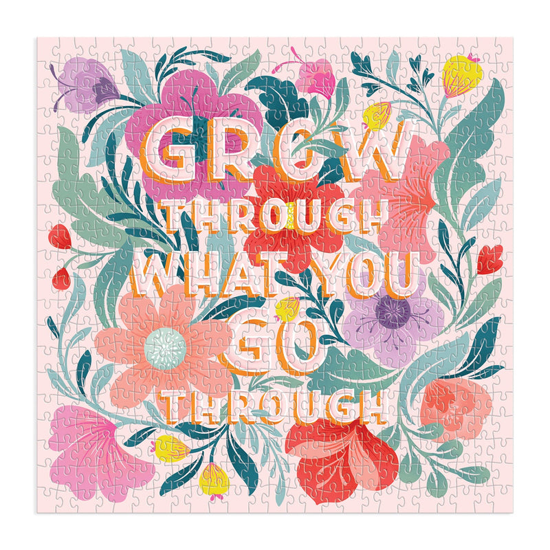 Grow Through What You Go Through 500 Piece Puzzle Galison 