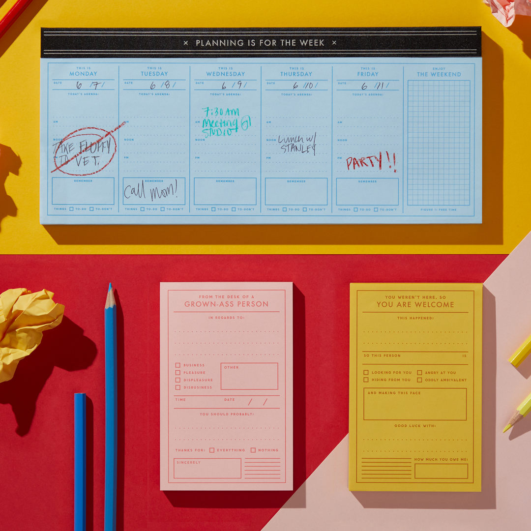 Grown-ass Person Memo Pad Galison 