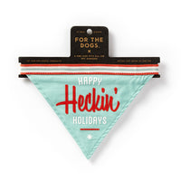 Happy Heckin' Holidays Dog Bandana Brass Monkey 