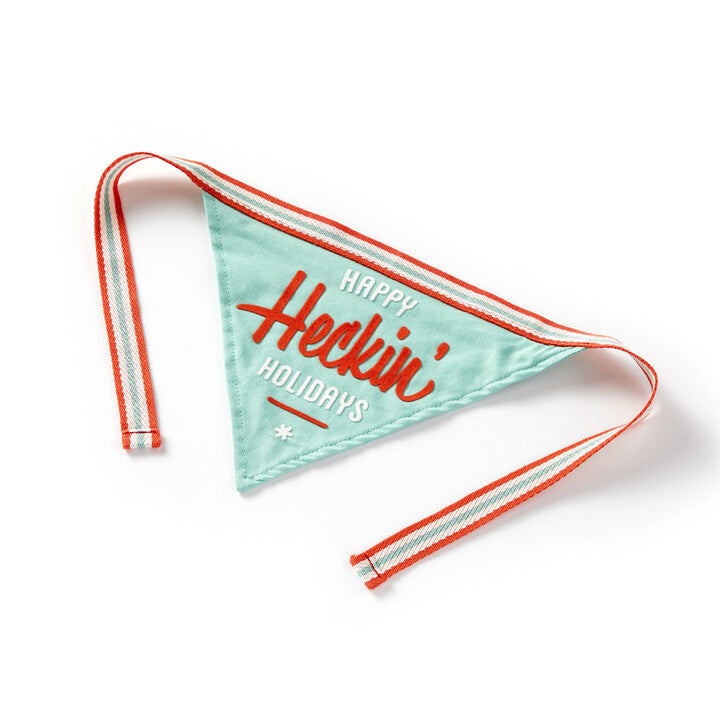 Happy Heckin' Holidays Dog Bandana Brass Monkey 
