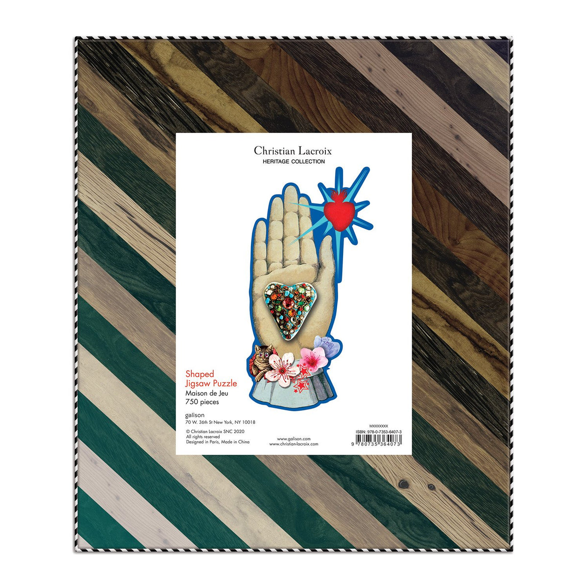 Heritage Collection Maison de Jeu 750 Piece Shaped Puzzle Christian Lacroix Puzzles and Games Christian Lacroix 