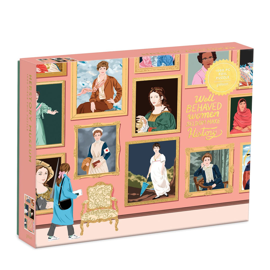 Herstory Museum 1000 Piece Foil Jigsaw Puzzle Foil Puzzles Herstory Museum Collection 