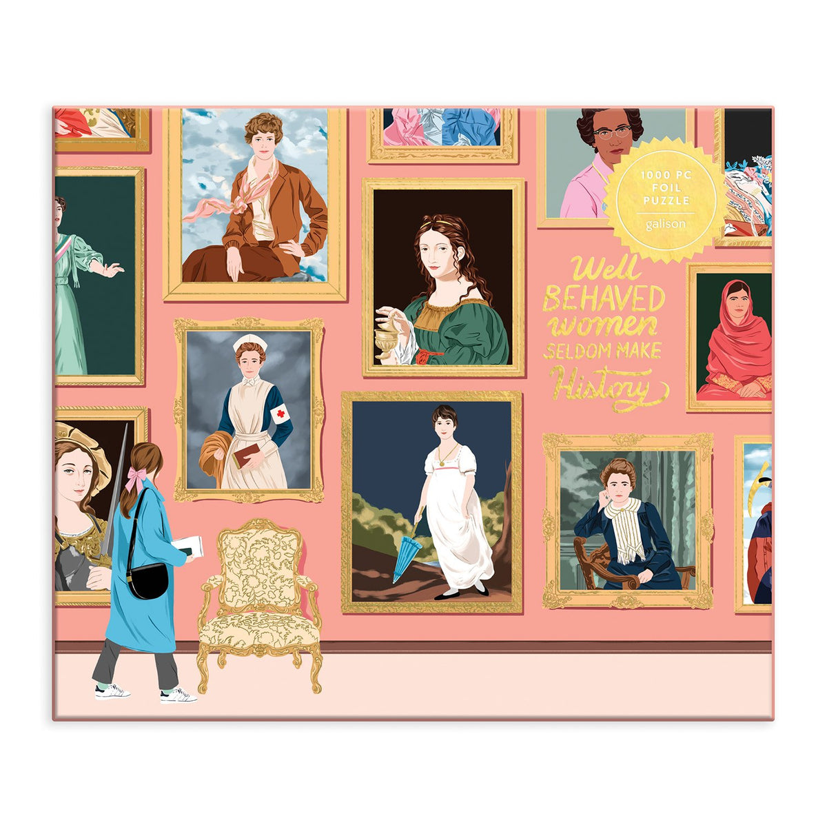 Herstory Museum 1000 Piece Foil Jigsaw Puzzle Foil Puzzles Herstory Museum Collection 