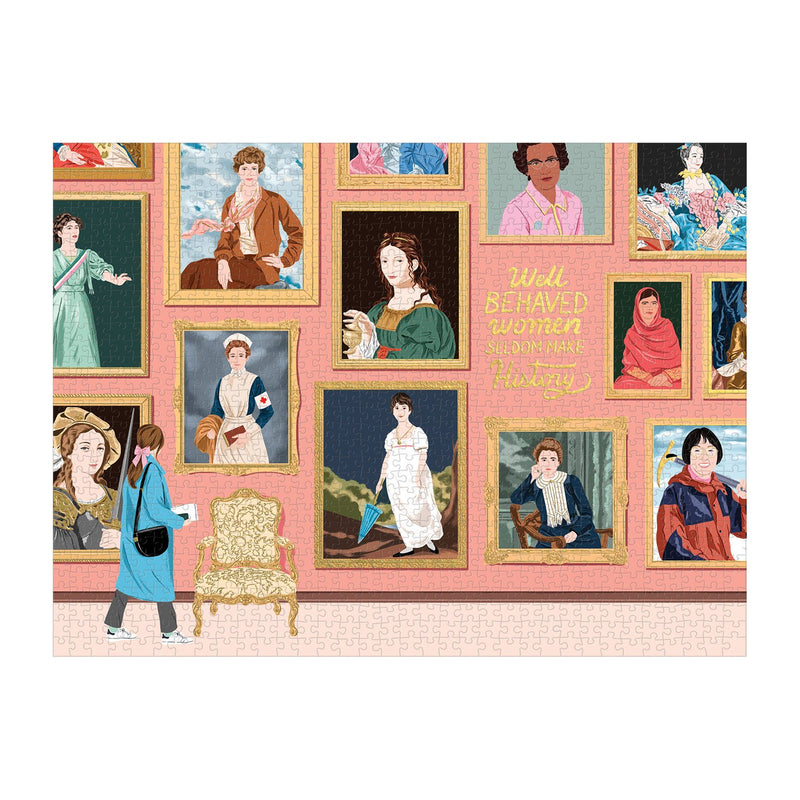 Herstory Museum 1000 Piece Foil Jigsaw Puzzle Foil Puzzles Herstory Museum Collection 