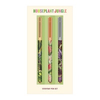 Houseplant Jungle Everyday Pen Set Pens and Pencils Galison 