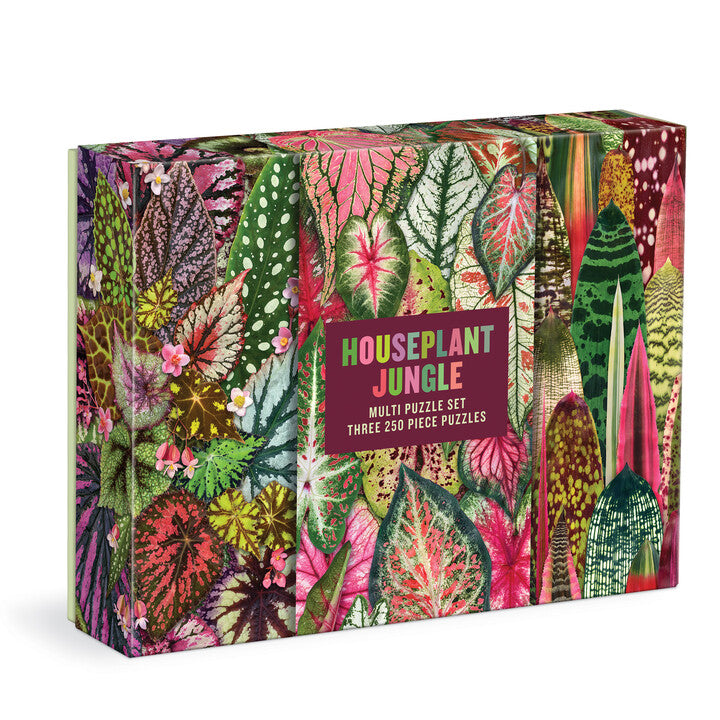 Houseplant Jungle Multi Puzzle Set Puzzles Troy Litten 