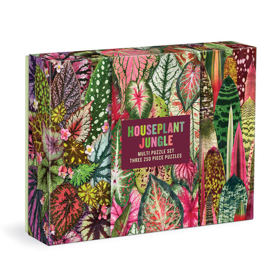 Houseplant Jungle Multi Puzzle Set Puzzles Troy Litten 