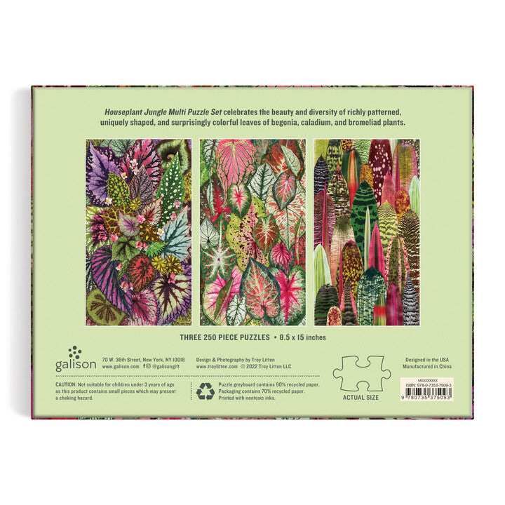 indoor plants puzzle Houseplant Jungle Multi Puzzle Set