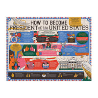 How to Become President of the United States 500 Piece Double-Sided Puzzle Double Sided 500 Piece Puzzle Galison 