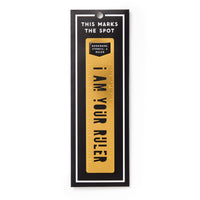 I Am Your Ruler Metal Bookmark Stencil Brass Monkey 