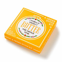 I Knew It Wasn't Butter Cross Stitch Kit Brass Monkey 