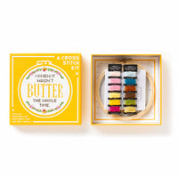 I Knew It Wasn't Butter Cross Stitch Kit Brass Monkey 