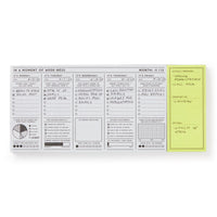 In a Moment of Weekness Weekly Planner Pad Memo Pads Brass Monkey 