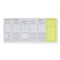 In a Moment of Weekness Weekly Planner Pad Memo Pads Brass Monkey 