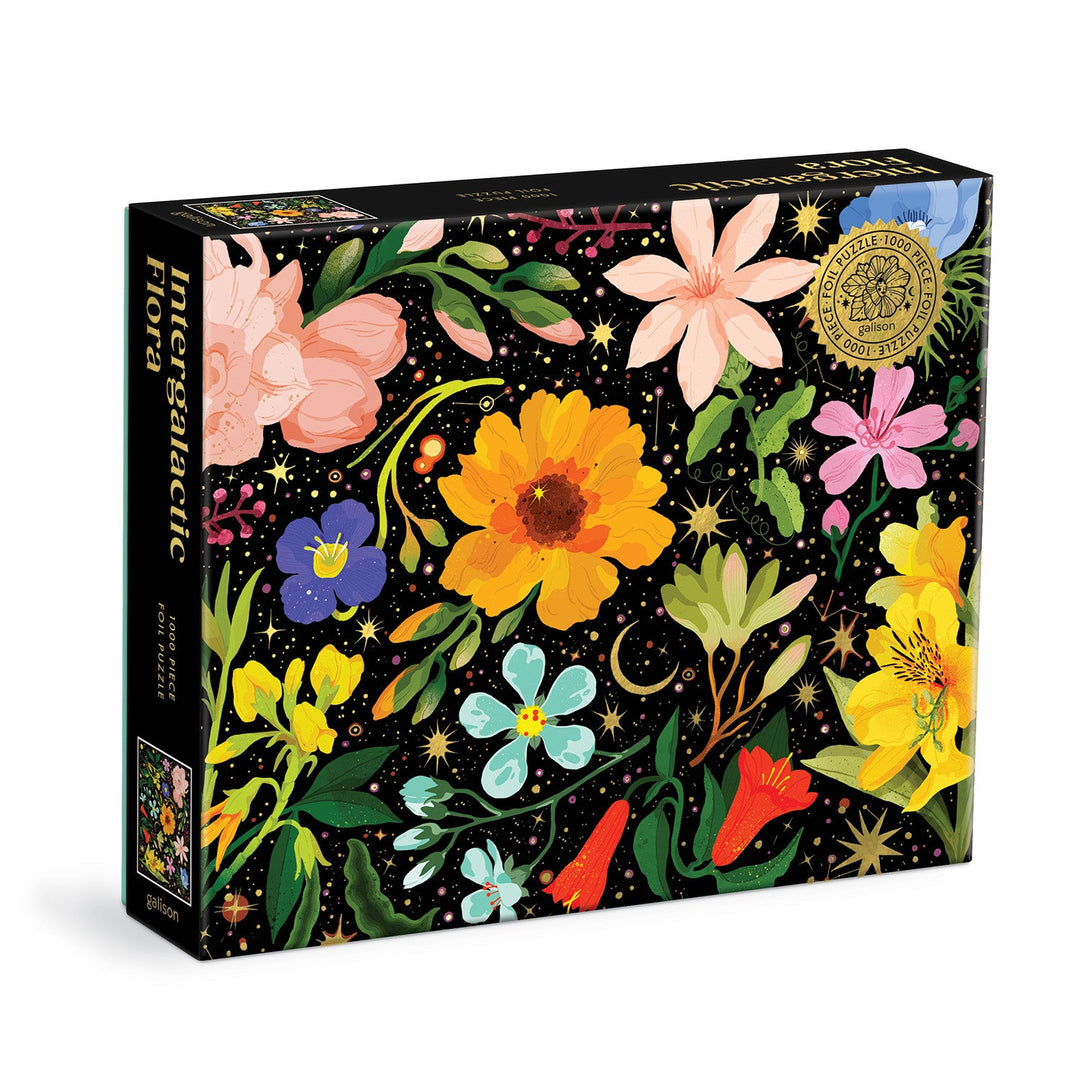 Intergalactic Flora 1000 Piece Foil Puzzle Galison 